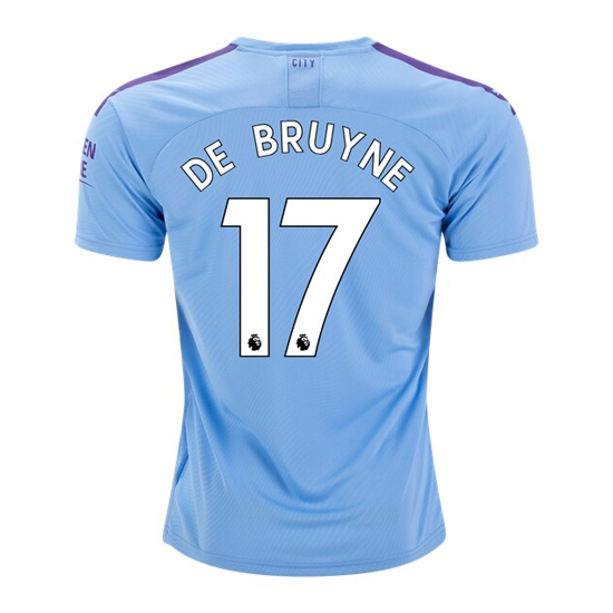 Maglia Manchester City Giocatore de Bruyne Home 2019/2020 - Clicca l'immagine per chiudere